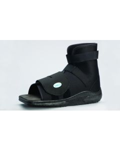 Slimline Cast Boot  Black Square-Toe  Adult  X-Lge
